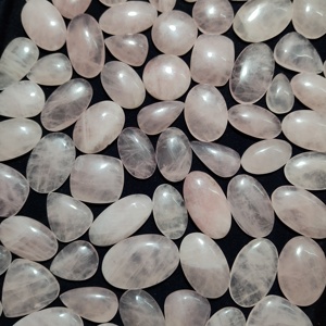 Cabochon en quartz rose cristal naturel de qualité AAA pierre de guérison de haute qualité pour la fabrication de bijoux pierres précieuses en vrac - Product Image 2