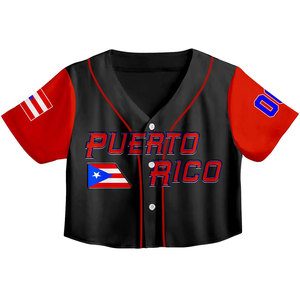 Maillot de baseball personnalisé pour femme, coupe ajustée, en polyester léger et respirant, col en V, manches courtes - Product Image 2