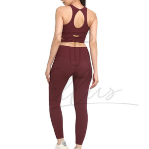 Customized Color Premium Quality Women Yoga Sets Wholesale Women Yoga Sets Customized Logo Women Yoga Sets - Product Image 2