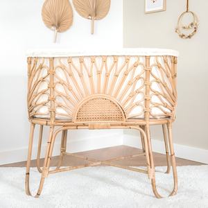 Lit bébé en rotin, design magnifique, berceau pour enfant, excellente qualité, lits bébé en cannage naturel. - Product Image 4