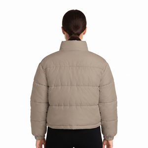Doudoune matelassée ultra-légère et essentielle pour femme, style décontracté, avec capuche, pour l'extérieur, modèle 2026, compressible, grandes tailles - Product Image 3