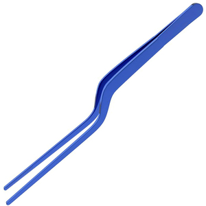 Altomme Instruments Professional Stainless Steel Culinary Tweezers Offset Chef Tools for Food Plating <b>Cooking</b> Garnishing - Product Image 5