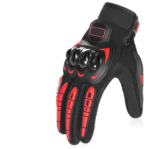 Guantes de Motociclismo de Cuero Genuino al por Mayor, Protección Completa para los Dedos, Unisex, Resistentes al Viento, Transpirables, Personalizables OEM - Product Image 2