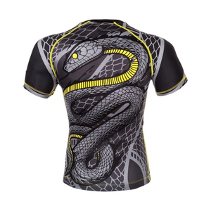 Vente en gros, prix d'usine, Rash Guard pour hommes à manches courtes de haute qualité, sur mesure - Product Image 5
