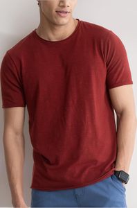 T-shirt à manches courtes coupe ajustée, conçu pour les hommes recherchant un style épuré au quotidien, col rond - Product Image 2