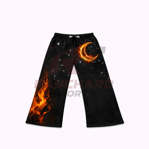 Ensemble sweat-shirt et jogging en molleton de coton imprimé sur mesure pour hommes, marques streetwear, vente en gros - Product Image 2