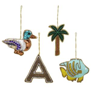 Adornos Navideños de Terciopelo Bordados a Mano con Cuentas de Satén, Estilo Joker, 4 Pulgadas, Personalizados al por Mayor - Product Image 6