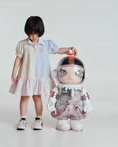 Jennie bébé filles décontracté Streetstyle robe Mini manches courtes jaune rayé 100% coton Oxford ODM approvisionnement avec broderie - Product Image 4