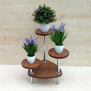 Hot Sales 5 Tiered Tall Plant Stand Indoor Multi-Tier Metal Wood Flower Pot Holder Display Rack Space-Saving <b>Corner</b> <b>Shelf</b> - Product Image 6