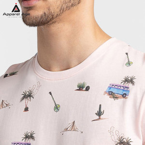 เสื้อยืดคอตตอน 100% ดีไซน์ใหม่ล่าสุด สไตล์สตรีทแวร์ พิมพ์โลโก้ตามสั่ง ทรงหลวม ราคาส่ง สำหรับผู้ชาย - Product Image 5
