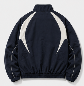 Chaqueta Casual de Alta Calidad para Hombre, Cuello Alto, Cierre de Cremallera, para Otoño - Product Image 2