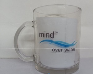 Mug à café en verre transparent, motif uni, pour les fêtes, anti-fuite, réutilisable, passe au lave-vaisselle - Product Image 2