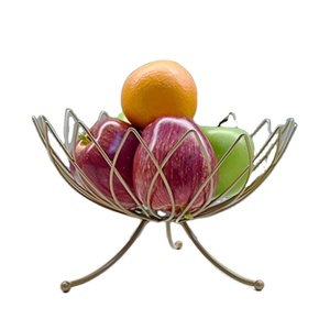 New Arrival Vintage Design Kitchen Ware <b>Table</b> Decorative Fruit <b>Basket</b> Best Quality Metal Wire Fruit <b>Basket</b> in Attractive Price - Product Image 1
