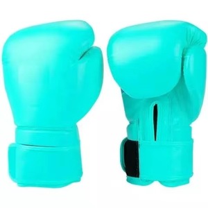 นวมชกมวยสีเขียวมืออาชีพ หนัง PU ทนทาน สำหรับฝึกซ้อม มวยไทย ชกซ้อม และต่อยกระสอบทราย - Product Image 1