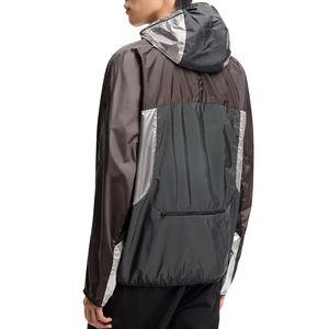 <b>Packable</b> Men Hooded Windbreaker <b>Jacket</b> Custom Lightweight Nylon Ripstop Water Repellent Outdoor Casual Premium Sports <b>Jacket</b> - Product Image 2