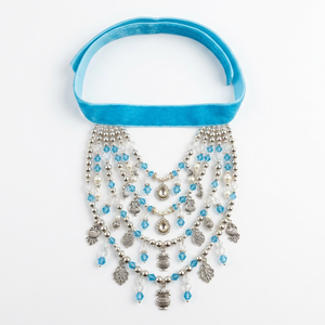 Cinta de Terciopelo Suave Azul Cielo de 12mm, Rollo de 50 Yardas, para Decoración de Rakhi, Cestas, Thali, Embalaje de Regalos, Venta al Por Mayor, Personalizable - Product Image 3