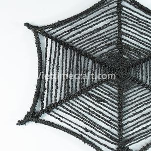 Decoraciones de pared de telaraña de algas marinas de Halloween decoraciones de fiesta de ratán hechas a mano al por mayor de Vietnam embaladas en cajas de cartón - Product Image 3