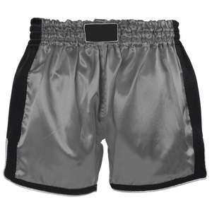 Shorts de boxe Muay Thai en satin pour entraînement de kickboxing, shorts de combat avec logo personnalisé, taille élastique, vêtements d'arts martiaux MMA en gros - Product Image 4