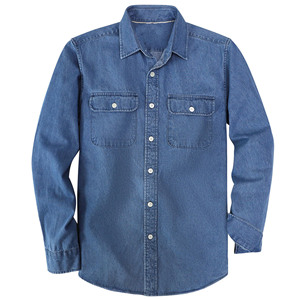 Camisa de Mezclilla para Hombre, Transpirable, de Manga Larga, Casual, con Botones, Tela de Algodón Suave, Perfecta para Uso Diario - Product Image 1