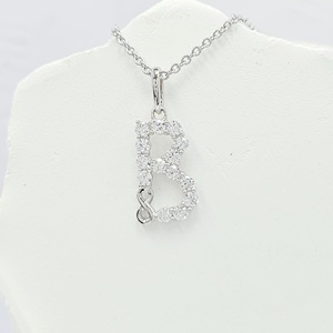 Wholesale Fashion Trendy 14K 18K Gold Plated Rhodium Plated 4 Layers Brass Charm <b>Small</b> Initial Women's Party <b>Necklace</b> - Product Image 1