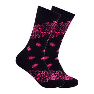 Bandanna Athletic Sports Cushioned Unisex Everyday Comfort Crew <b>Socks</b> Breathable Soft Fabric Durable Performance Training Gym - Product Image 4