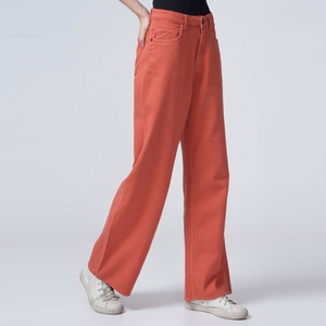 Ropa Casual en Línea, Pantalones Vaqueros de Mujer con Estampado Moderno, Servicio OEM, Precio Bajo, Ropa Exterior Moderna, Jeans de Mujer - Product Image 3