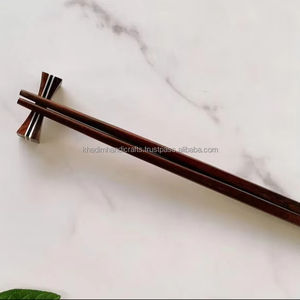 Polished Rosewood Chopsticks with Anti-Slip Design, Durable, Elegant, and Food-Safe - Product Image 1