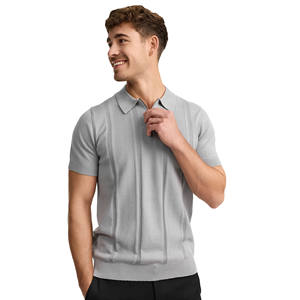 เสื้อโปโลลำลองดีไซน์สั่งทำพิเศษ ผ้าฝ้าย 100% ดีไซน์ทันสมัย เสื้อโปโลชาย พรีเมียม น้ำหนักเบา เสื้อขายส่ง - Product Image 1