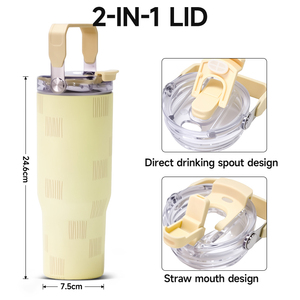 Vaso de Viaje de Acero Inoxidable 304 con Aislamiento al Vacío, Doble Pared, 900 ml (30 oz), Personalizable con Impresión, Sin BPA, para Regalos Corporativos Promocionales - Product Image 4