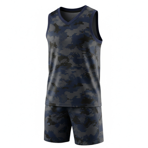 Uniforme de baloncesto sublimado personalizado unisex para jóvenes y adultos, ropa deportiva atlética de malla transpirable, kit de baloncesto personalizado - Product Image 1