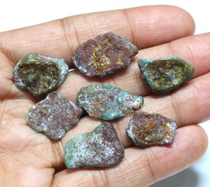 Tranches brutes de turquoise naturelle Prince Arizona, pierre précieuse en dalle de turquoise d'Arizona pour la fabrication de pendentifs. - Product Image 3