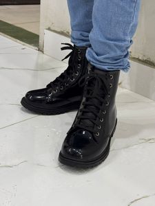 Botas Escolares de Alta Calidad de Marca Privada, Uniformes Escolares, Piel Sintética Patentada, Suela de Goma, Costuras Duraderas Personalizables - Product Image 6