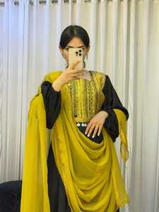 Vente en gros de robes afghanes vintage brodées, vêtements ethniques traditionnels pour femmes, vêtements bohèmes, fabricant OEM ODM sur mesure - Product Image 3