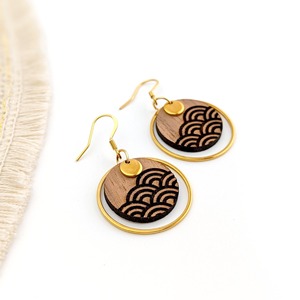 Boucles d'oreilles en bois très demandées, meilleures ventes, finition lisse, prix usine, vente en gros - Product Image 2