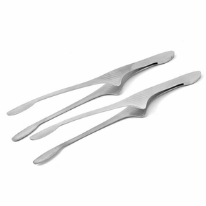 Pince à épiler en acier inoxydable robuste, ustensiles de cuisine et de barbecue, lot de 2 pour griller, cuisiner, servir et présenter - Product Image 3