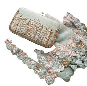 กระเป๋าผู้ช่วยปักลายไม่ซ้ำใครสไตล์โบฮีเมียนกระเป๋าถือคลัทช์มือกระเป๋าซับในดีไซน์แฟนซีขายส่ง - Product Image 4