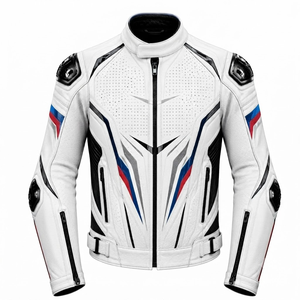 Men's Custom Super MotoCP Track Cowhide <b>Racing</b> <b>Jacket</b>/Chaqueta Leather Motorbike CE Level 2 Protection Made To Measure Approved - Product Image 1