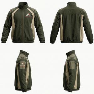 Veste coupe-vent unisexe à capuche de marque privée, streetwear enduit, résistante à l'eau, pour l'extérieur, mode hiver - Product Image 6