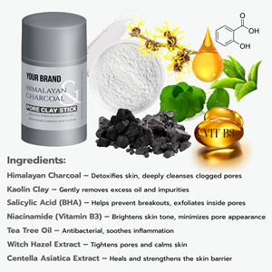 Barra de limpieza de poros profundos a base de hierbas, arcilla de caolín, ácido salicílico, Extracto de Hamamelis para una piel suave y equilibrada, exfoliante para el cuidado de la piel - Product Image 5