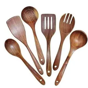 Holz löffel und Spatel Holz besteck für mittelgroße ätherische Utensilien Set Spatel Kochute nsilien Holz utensilien