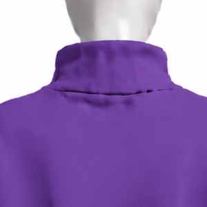 เสื้อสเวตเชิ้ตคอเต่าโอเวอร์ไซส์สีม่วงสำหรับผู้หญิง แขนเสื้อประดับมุก ทรงหลวม สไตล์ลำลอง สตรีทแวร์ แขนยาว แฟชั่นฤดูหนาว - Product Image 4