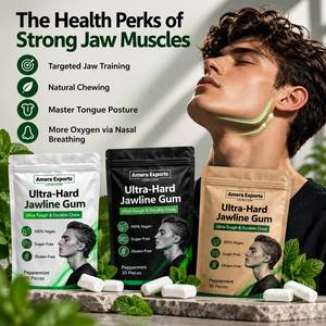 Chewing-gum ultra-dur sans sucre, végétalien, sans gluten, à la menthe poivrée, OEM ODM pour adultes, non destiné aux femmes enceintes - Product Image 5