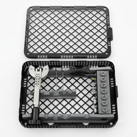 Kit d'outils chirurgicaux dentaires manuels en acier inoxydable avec embouts de perçage et vis pour la thérapie orale