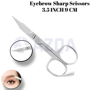 Juego de Tijeras para Cutículas de Acero Inoxidable, Rectas y Curvas, con Punta Afilada y de Seguridad, Herramientas de Manicura - Product Image 2