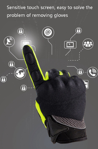 Nouveaux gants de moto en cuir pour homme, dernier design, gants de course pour moto à doigts entiers, gants de moto unisexes - Product Image 4