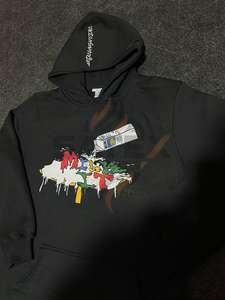 Sweat à capuche unisexe de luxe en coton brodé, design personnalisé, haute qualité, écologique, service OEM - Product Image 5