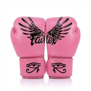 Gants de boxe professionnels Fairtex à fermeture auto-agrippante antidérapante, pour Muay Thai, Sanda, arts martiaux, entraînement adulte et OEM. - Product Image 3