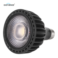 Lampe de culture LED PAR COB/SMD remplaçable AC100-277V à petit angle de faisceau pour une pénétration profonde de la canopée, idéale pour l'agriculture verticale