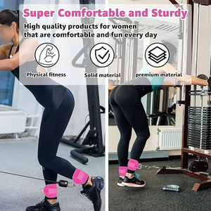 Custom Wholesale Ankle Support Strap <b>Weight</b> Lifting Strap Cuff Ankle Support Ankle Straps Made in Pakistan - Product Image 2