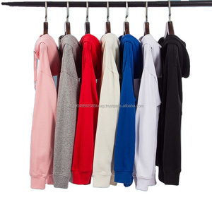 Livraison rapide 85% coton 15% poly pull à capuche impression personnalisée broderie logo mode pull vierge plaine pull à capuche - Product Image 1